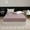Lençol de Cama Ajustável de Algodão de Fibra Longa de Xinjiang com 100 Fios, Colcha de Cetim 100% Algodão, Protetor de Colchão, Colcha
