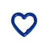 Clips de Resorte Coloridos, Anillas Abiertas Redondas, Anillas de Resorte en Forma de Corazón, Accesorios para Llaveros DIY, Conectores de Aleación