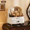Caja de Almacenamiento Grande de Alta Gama para Escritorio, Organizador Tipo Cajón a Prueba de Polvo para Productos de Skincare y Labiales para Tocador