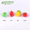 Acessórios de chaveiro com olho de ovelha Fruit Strawberry Apple set cartoon keychain fazer criativos enfeites pendentes