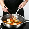 Espátula de aço inoxidável espessa, concha de sopa, espátula de fritura, escumadeira, concha para fondue, coador de sopa, utensílios de cozinha domésticos, conjunto de espátulas e colheres para cozinhar