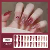 Dicas de Unhas com Pedras de Diamante Mais Vendidas no Tiktok, Arte de Unhas, Adesivos de Unhas Postiças, Unhas Longas Usáveis Feitas à Mão de Alta Qualidade Atacado