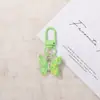Llavero de mariposa de resina de colores dulces, colgante de hebilla de puerta, producto terminado creativo hecho a mano DIY, decoración de accesorio para bolso