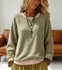 Sudadera con capucha redonda de estilo europeo y americano, nueva, para mujer, de Amazon AliExpress, estilo largo, holgada y casual, a rayas y cuadros