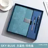 Caixa de Presente Personalizada para Caderno Conjunto Caderno A5 Executivo com Capa de Couro Macio Caderno de Alto Valor com Logotipo Personalizado