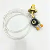Válvula de ventilação e inflagem para botijão de gás plano externo, válvula de inflagem de gás liquefeito de butano, botijão plano para alta altitude, botijão longo, tubo guia de gás tipo ponte