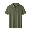 JEEP SPIRIT 23 nueva camiseta de manga corta para hombre casual de negocios combinable moda polo de solapa camiseta de algodón