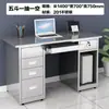Banco de Taller con Cajón Engrosado, Escritorio de Computadora para Oficina, Escritorio de Oficina de Acero Inoxidable 304, Mesa de Operaciones para Laboratorio Médico
