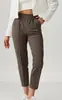 European and American Women's Fashion Cross-Border Casual Long Pants with Drawstring Elastic Waist Solid Color Harem Pants Amazon Temu Hot-Selling Women's Pants