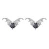 Europeu e Americano Cross-border Halloween Dark Love Bat Orelha Clip Brincos Exclusivos das Mulheres Sweet Cool Wind Brincos