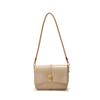 Bolso de diseño de nicho con textura avanzada, nuevo bolso de mujer 2025, popular bolso cruzado combinable, bolso de hombro bajo el brazo, pequeño bolso cuadrado.