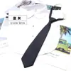 Corbata para Mujer Ins Estilo Japonés Jk K-Style Estilo Preppy 7cm Decoración Gratuita para Camisa para Estudiantes Hombres y Mujeres Negro Rojo Gris Azul Marino