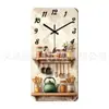 Reloj de pared rectangular vertical estilo nórdico transfronterizo, reloj de arte de pared de moda para entrada y pasillo, fabricante de relojes de pared