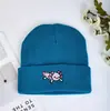 Chapéu Hexagonal de Lã Animal de Desenho Animado Transfronteiriço para Exterior Outono e Inverno Novo Chapéu de Tricô Bordado Dinossauro Unissex Chapéu Quente