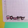 Série Kuromi Preta Capa de Celular DIY com Creme Acessórios de Resina Grampo de Cabelo Artesanal Bolsa de Materiais para Joias