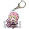 Cazador de demonios: Kimetsu No Yaiba Llavero Acrílico Tanjirou Nezuko Decoración para Bolso Colgante Pequeño Regalo del Día del Niño