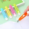 Mini Cuchillo de Utilidad de Dibujos Animados Portátil para el Hogar Estudiante Abrecajas de Envíos Oficina Abre Sobres Cortador de Papel Cuchillo de Utilidad