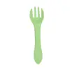Conjunto de Tigela, Colher e Garfo de Silicone para Bebê, Louça para Alimentação Infantil, Conjunto de Colheres de Silicone Suplementar para Crianças