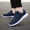 Sapatos de corrida leves, respiráveis, absorventes de choque, de malha, para outono, comércio exterior, masculinos e femininos, tênis esportivos, sapatos de malha da moda, atacado, envio direto