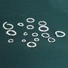 Pendientes de plata de ley 925 con anillo abierto, material de bricolaje, pulsera cerrada, hebilla, conector, anillo hecho a mano, hebilla, accesorios de joyería