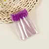 Cepillo Desechable para Pestañas Cepillo para Cejas Cepillo Espiral Peine Extra Fino para Cejas Cepillo de Maquillaje Portátil para Extensiones de Pestañas