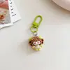 Chaveiro Pingente Menina Kt Cabelo Curto Fofo Pingente Coração de Menina Acessórios de Mochila Desenho Animado Presente para Melhor Amiga