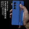 Funda para Teléfono Samsung Fold8 Ultra Aplicable Transfronteriza con Bisagra Magnética Plegable, Cobertura Total, Ajustes Ajustables, Ranura Integrada para Bolígrafo