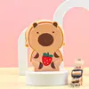 Juguete de Apretar Capibara Juguete Educativo para Alivio del Estrés Bolso Cruzado Stitch Cartera Infantil Bolsa de Almacenamiento Juguete de Apretar