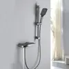 Conjunto de chuveiro com botão de piano branco, chuveiro de hotel, torneira elevatória de reforço, para casa