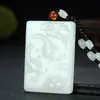 Jade Hetian de Xinjiang imitación color de jade hay más colgantes en años sucesivos material de Mongolia Exterior Jade Blanco jade amarillo pez carpa Jade de loto colgante