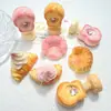 Juguete de Comida Simulada Forma Divertida Pan Joyería de Resina DIY Pegamento de Crema Escritorio Coche Casa de Muñecas Accesorios Adornos Pequeños