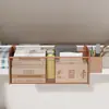 Cesta Pendurada ao Lado da Cama do Dormitório Essenciais para Estudantes Universitários Cama Superior Itens Essenciais Livros Fones de Ouvido Lanches Prateleira de Armazenamento com Painel Perfurado
