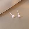 Clavo de Oreja para Mujer Amor Bio-porcelana Clavo de Oreja Agujeros de Oreja Todo-porcelana Hueso Clavo Cerámica Palo de Oreja Pendientes de Estrella Pendientes de Luna