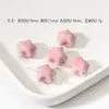 Miel Rosa Corazón Cerámica Cuentas Calabaza Cuentas Tulipán Lluvia Mariposa Pulsera Collar de Cuentas DIY Accesorios Hechos a Mano