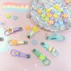 Cartoon bonito cortadores de unhas criativo portátil dobrável cortadores de unhas manicure escritório estudante Home Mini unhas de tamanho pequeno