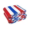Lona Parasol Grande, Esterilla Refrigerante para Maíz y Arroz, Cubierta de Suelo Rayada de Plástico para Secado de Granos y Colza
