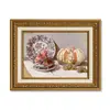 Xiyin TEME Suministro Transfronterizo Marco Retro Monet Floral Fruta Naturaleza Muerta Pintura Sala de Estar Comedor Vestíbulo Arte de Pared Decorativo
