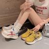 Zapatillas de Entrenamiento Alemanas de Suela Gruesa para Mujer, Nuevo Modelo Verano 2025, Zapatillas Deportivas Casuales que Aumentan la Altura para Mujeres Bajitas, Tenis Blancos Ligeros
