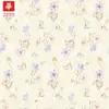 Tecido 100% algodão 40S estampado com pequenas estampas florais, adequado para vestidos femininos e infantis, camisas e artesanato DIY, disponível em estoque