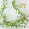 Planta verde artificial de Amazon 1.8 m guirnalda de vid de eucalipto artificial planta de vid de eucalipto para colgar en la pared ins