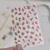 Adesivos de Unha de Diamante de Cristal tomomi Novos Adesivos de Unha Vintage Xiaohongshu Decorações de Unha Metálicas Flores Azul Francês