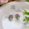 Pendientes de Perla Zhuji Estilo Francés Iluminando el Temperamento Pendientes de Botón Vintage Viaje Diario Lujo Ligero Pendientes de Gama Alta Venta al por Mayor