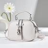 Bolsa feminina com pingente de urso de alta qualidade, bolsa fashion, casual, simples, bolsa de ombro crossbody, elegante, bolsa de mãe