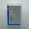 Capa de Borracha Dura de PVC Capa Dura para Cartão Espessada 70C Crachá de Identificação de Trabalho Crachá Crachá de Trabalho Capa Transparente Dura para Cartão Atacado
