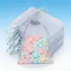 Bolsa de embalagem para sabonete artesanal, bolsa de rede com bolinhas perfumadas para sabonete, bolsa de rede respirável, bolsa de chifon, sachê, bolsa de sachê vazia, bolsa de rede