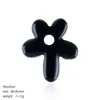 Colgante de Flor de Cinco Pétalos de Piedra Natural, Collar Hecho a Mano Estilo Antiguo DIY, Decoración de Cadena para Suéter, Pétalos de Cristal Natural en Forma de Flor