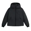 Invierno Nuevo Estilo Casual al Aire Libre Chaqueta de Algodón con Capucha para Mujer Gruesa Cálida Holgada Moda Nueva Ropa de Algodón Lirio de Nieve