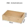 Caja de Madera Caja de Empaque Caja de Almacenamiento para Joyería con Cerradura Caja de Regalo para Tetera Sin Tapa Madera de Bambú Caja de Almacenamiento para el Hogar