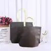 Bolsa de Mano de Tejido No Tejido de Moda para Tienda de Ropa, Bolsa 3D para Abrigos y Chaquetas de Plumas, Bolso Engrosado con Logo