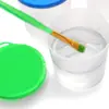 Taza de Limpieza de Pinceles de Plástico PP de Colores para Niños, para Pintura, Graffiti, Arte y Colorear